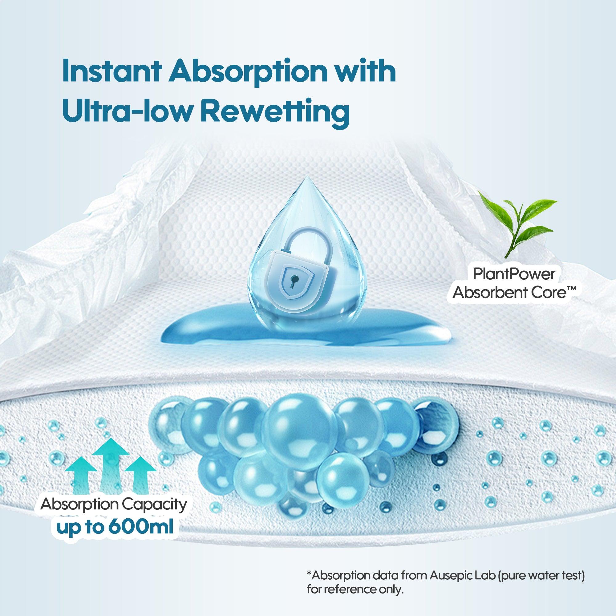 Premium Natural Newborn Diapers