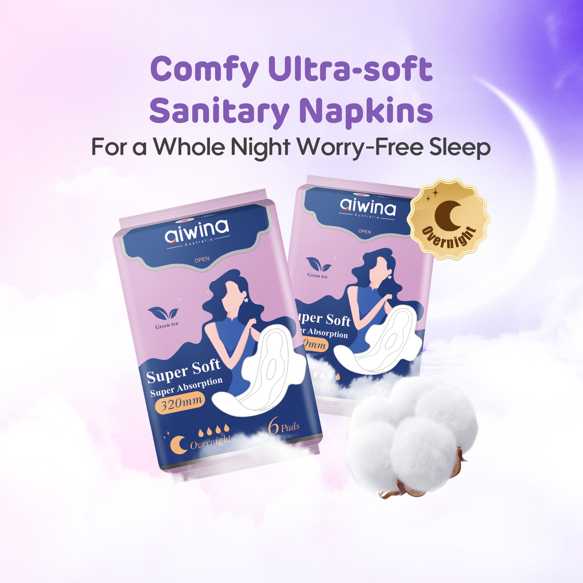 Comfy Super Soft Sanitary Napkin 320mm