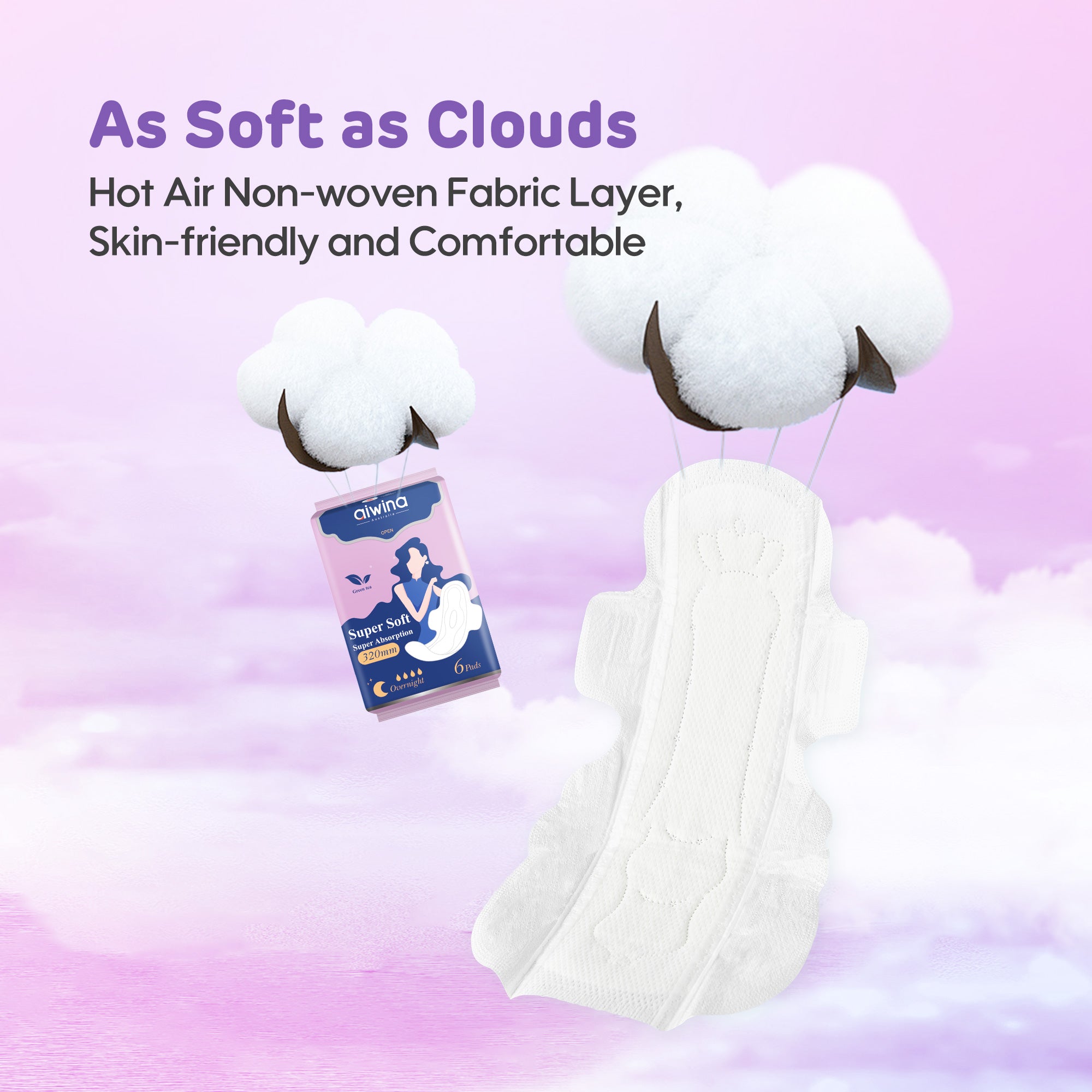 Comfy Super Soft Sanitary Napkin 320mm
