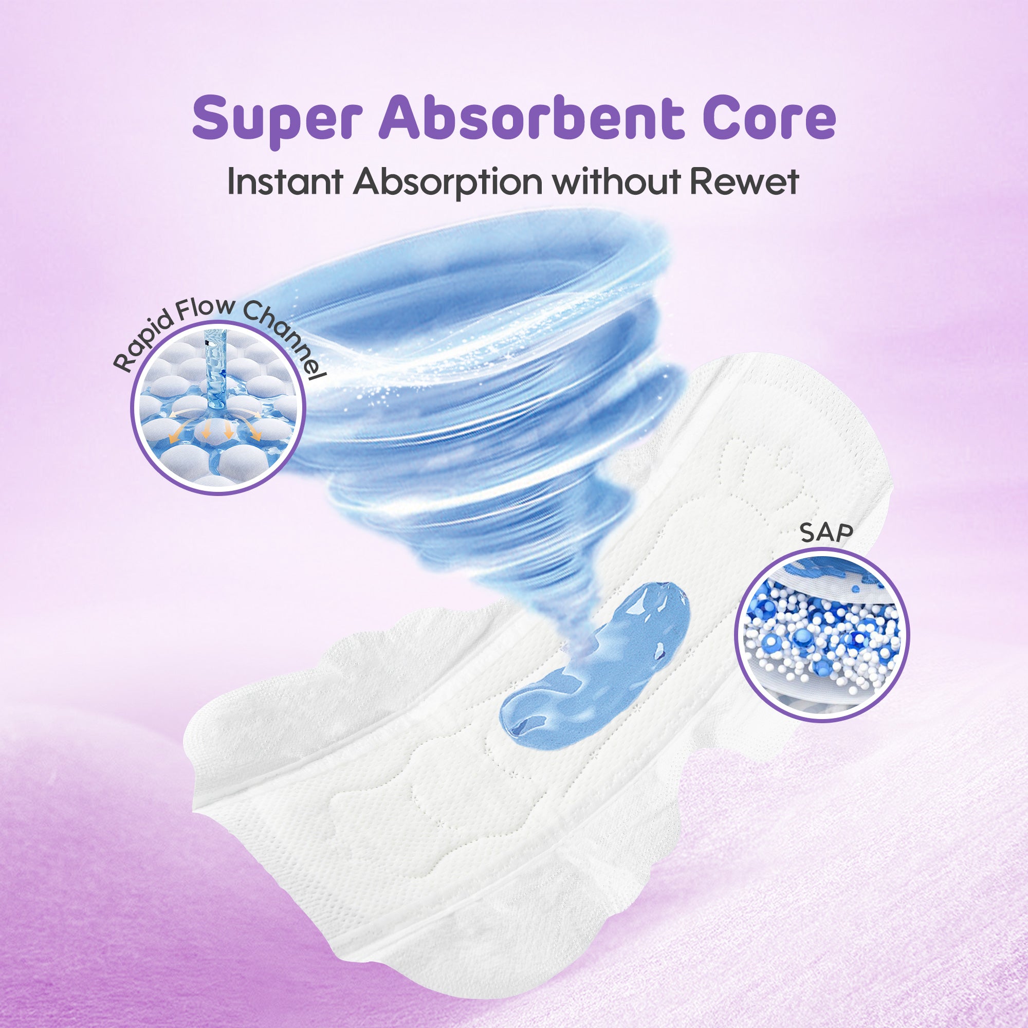 Comfy Super Soft Sanitary Napkin 320mm