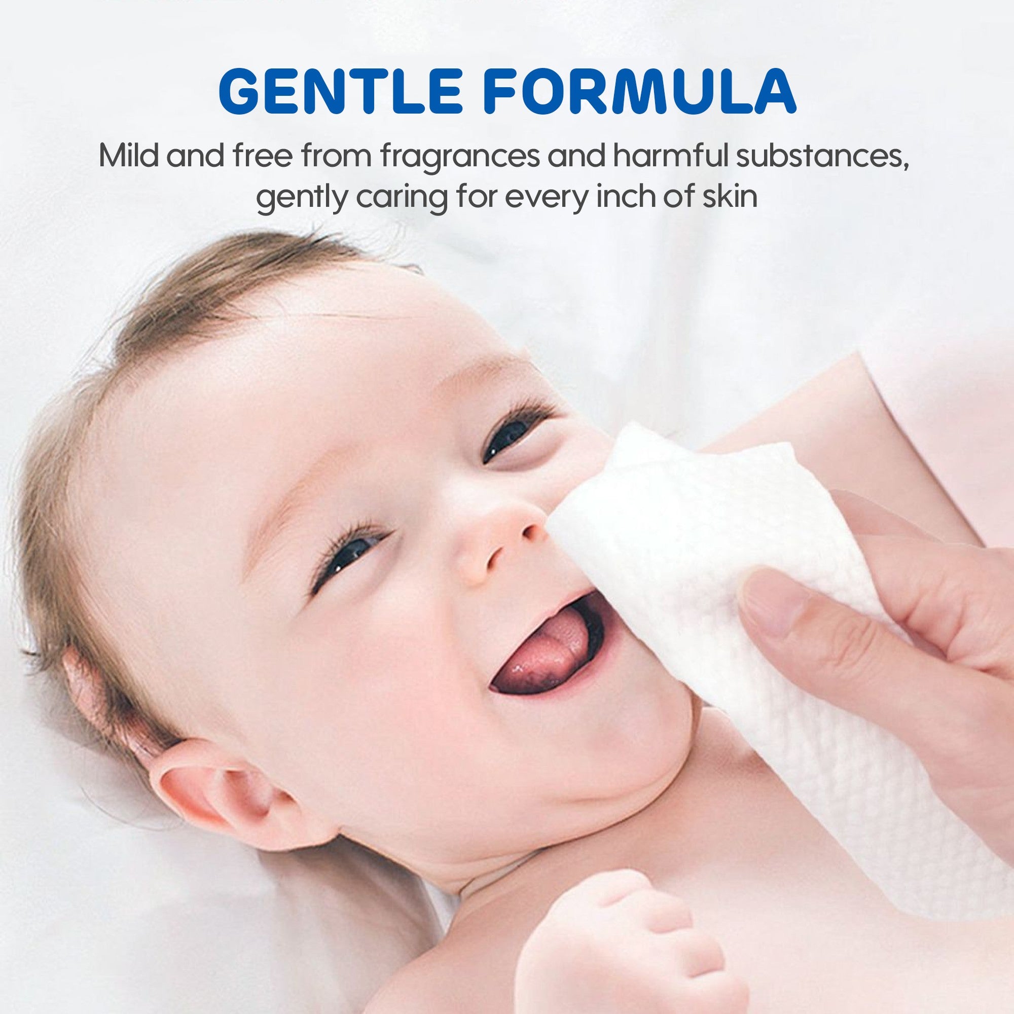 Gentle Soft Sensitive Care Wipes 80Pcs