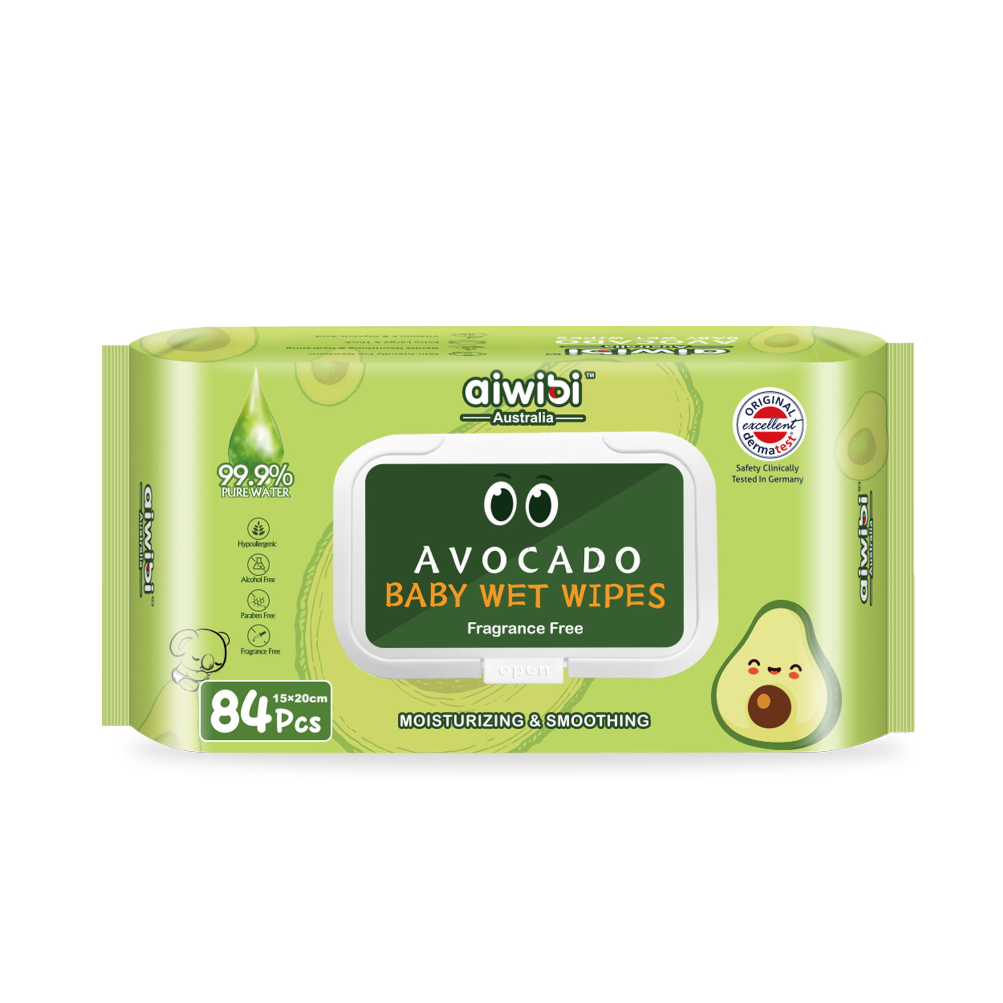 Fresh Organic Avocado Baby Wipes
