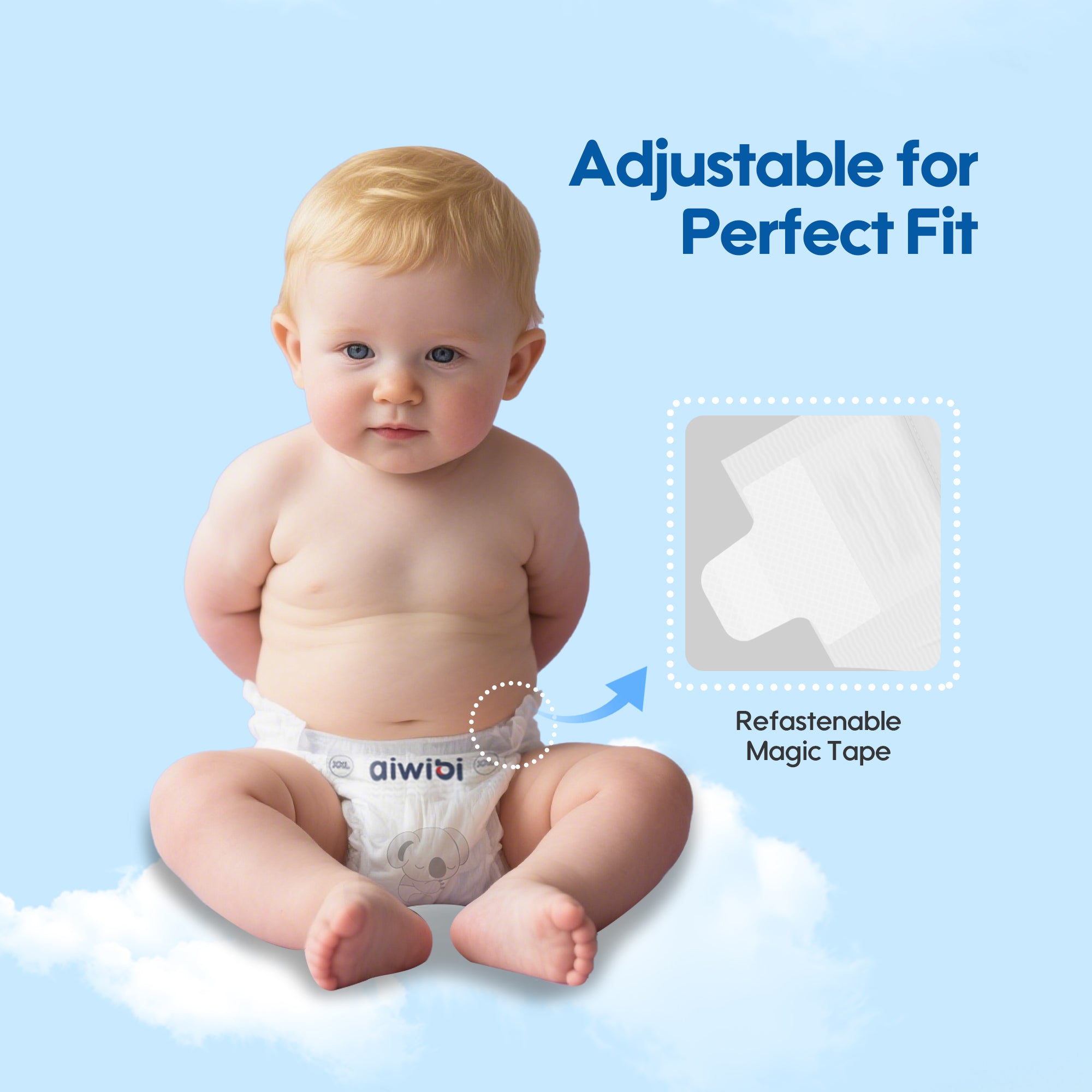 Comfy Soft Baby Diapers Small Pack Size S 15Pcs
