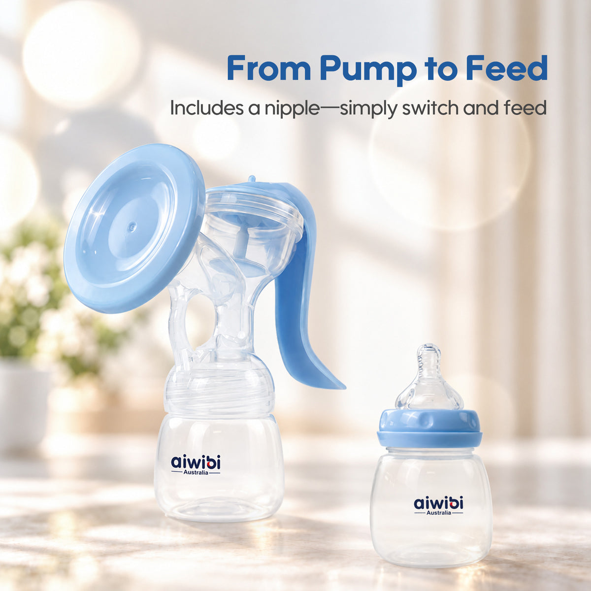 Portable Manual Breast Pump
