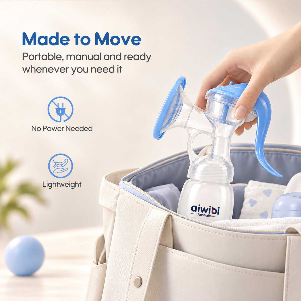 Portable Manual Breast Pump