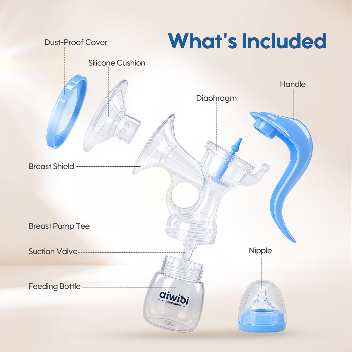 Portable Manual Breast Pump