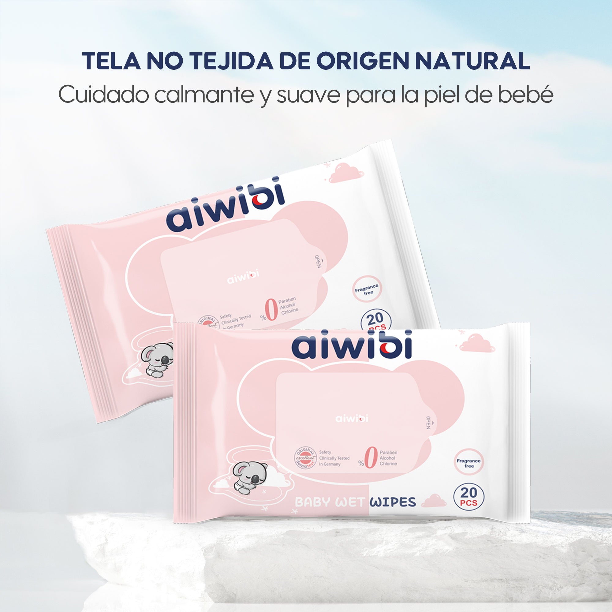 Gentle Soft Sensitive Care Wipes 20Pcs