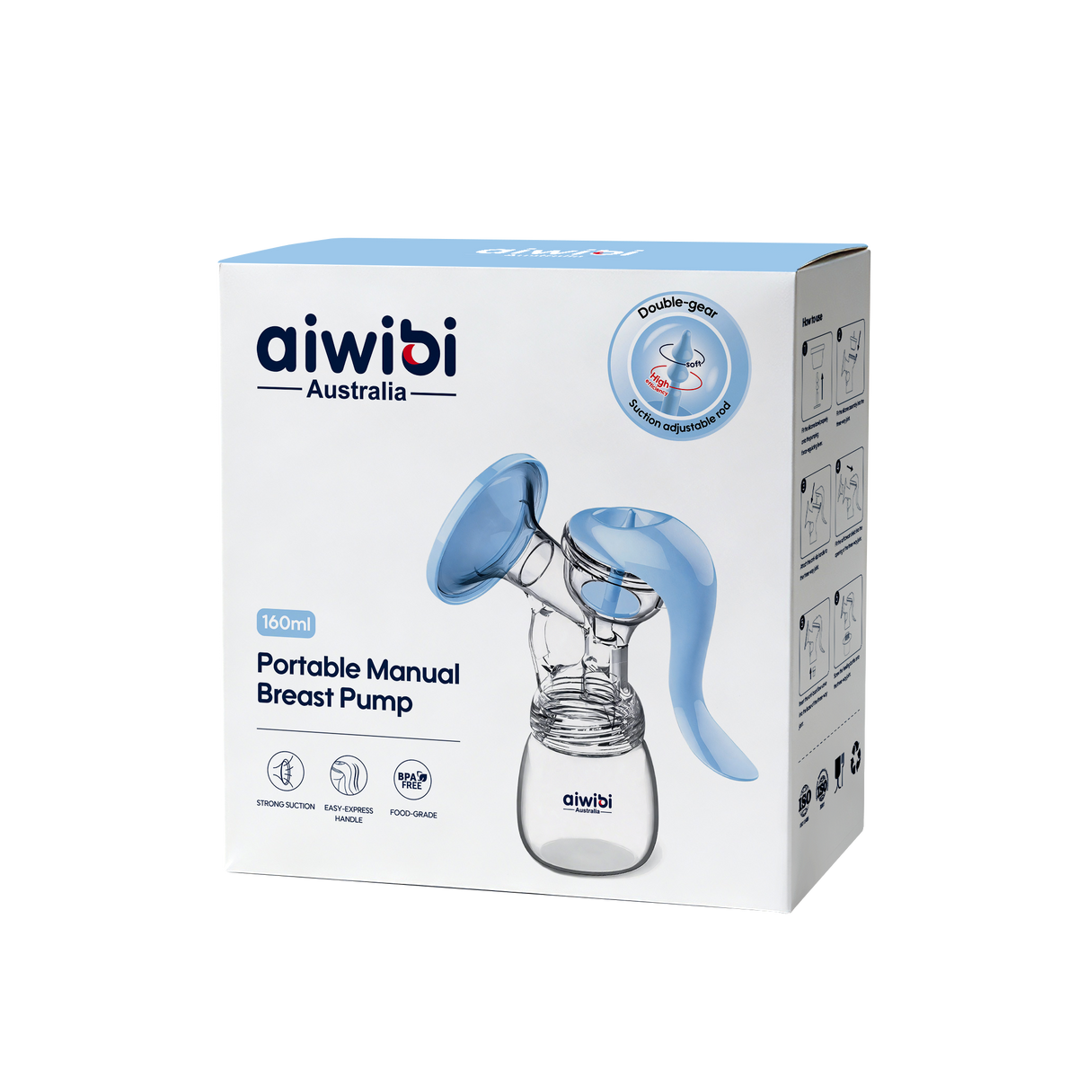 Portable Manual Breast Pump