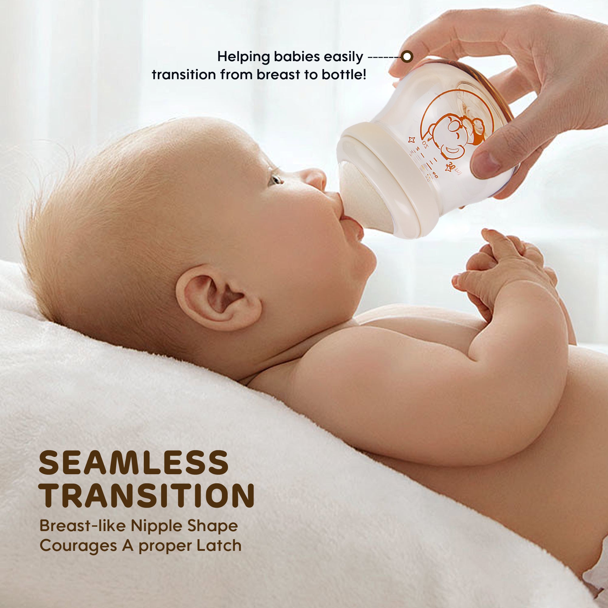 Tritan Shatter-Resist Lightweight Baby Bottles