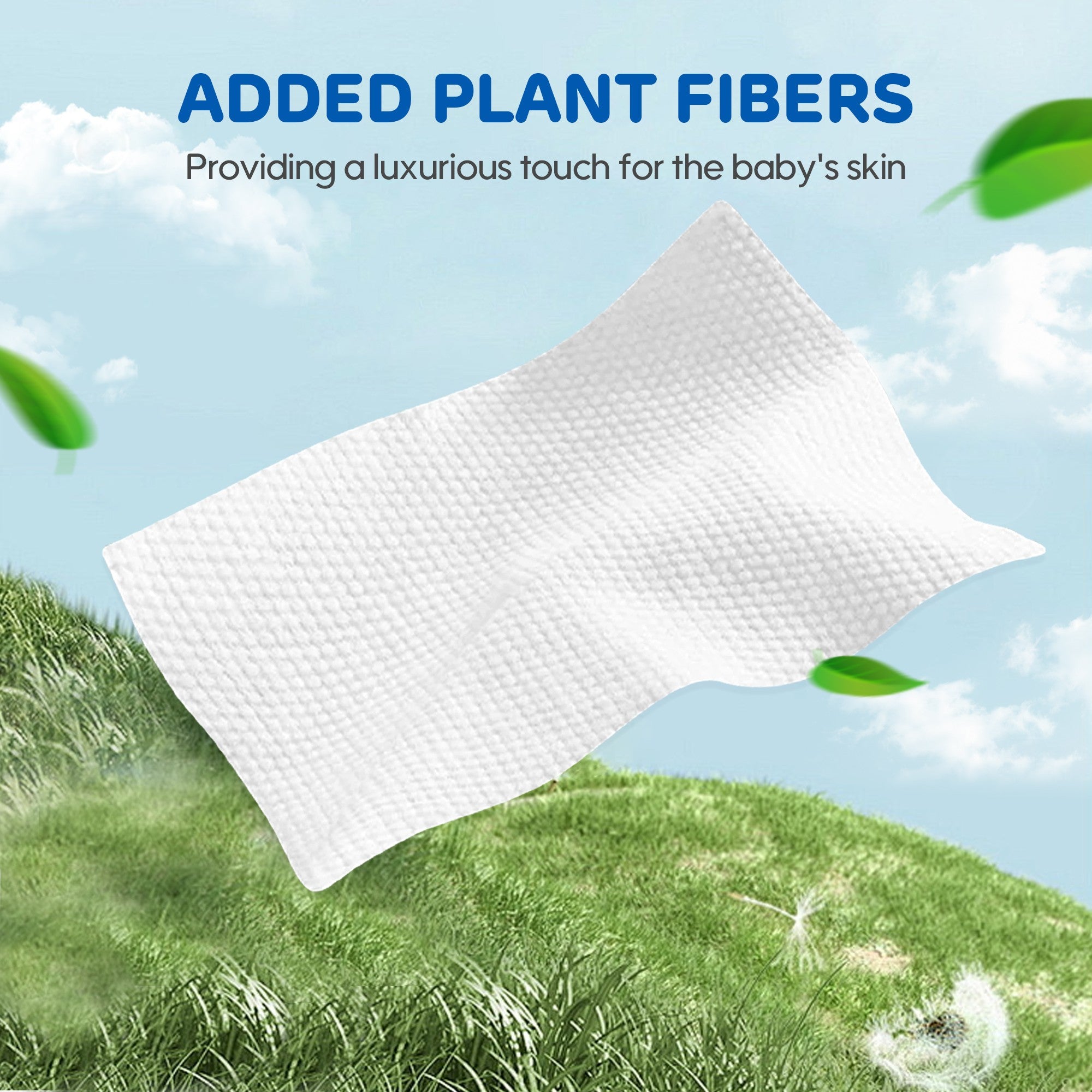Gentle Soft Sensitive Care Wipes 80Pcs