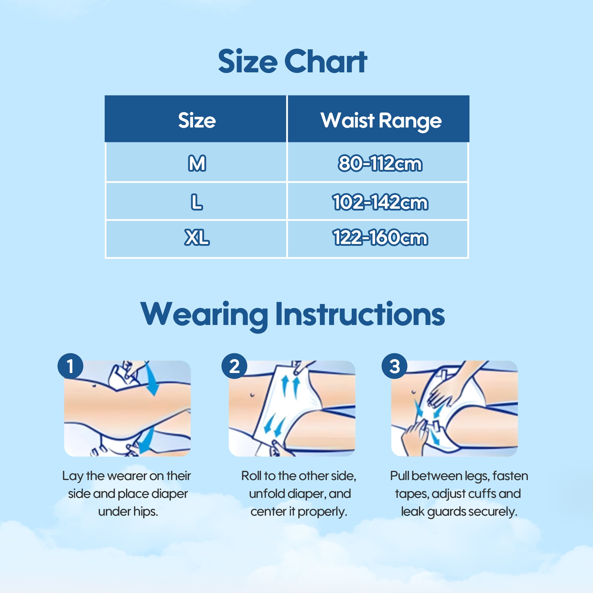 Premium Unisex Adult Diapers