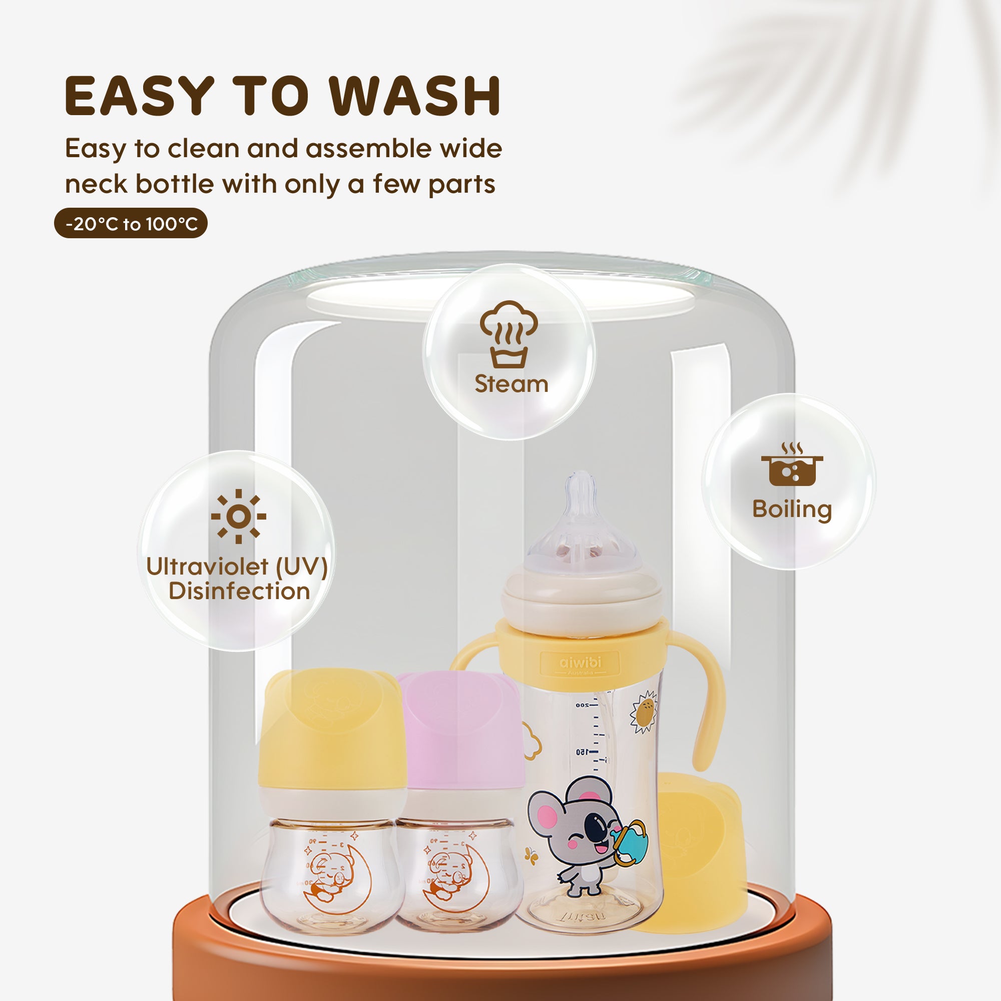 Tritan Shatter-Resist Lightweight Baby Bottles