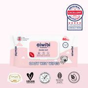 Gentle Soft Sensitive Care Wipes 80Pcs
