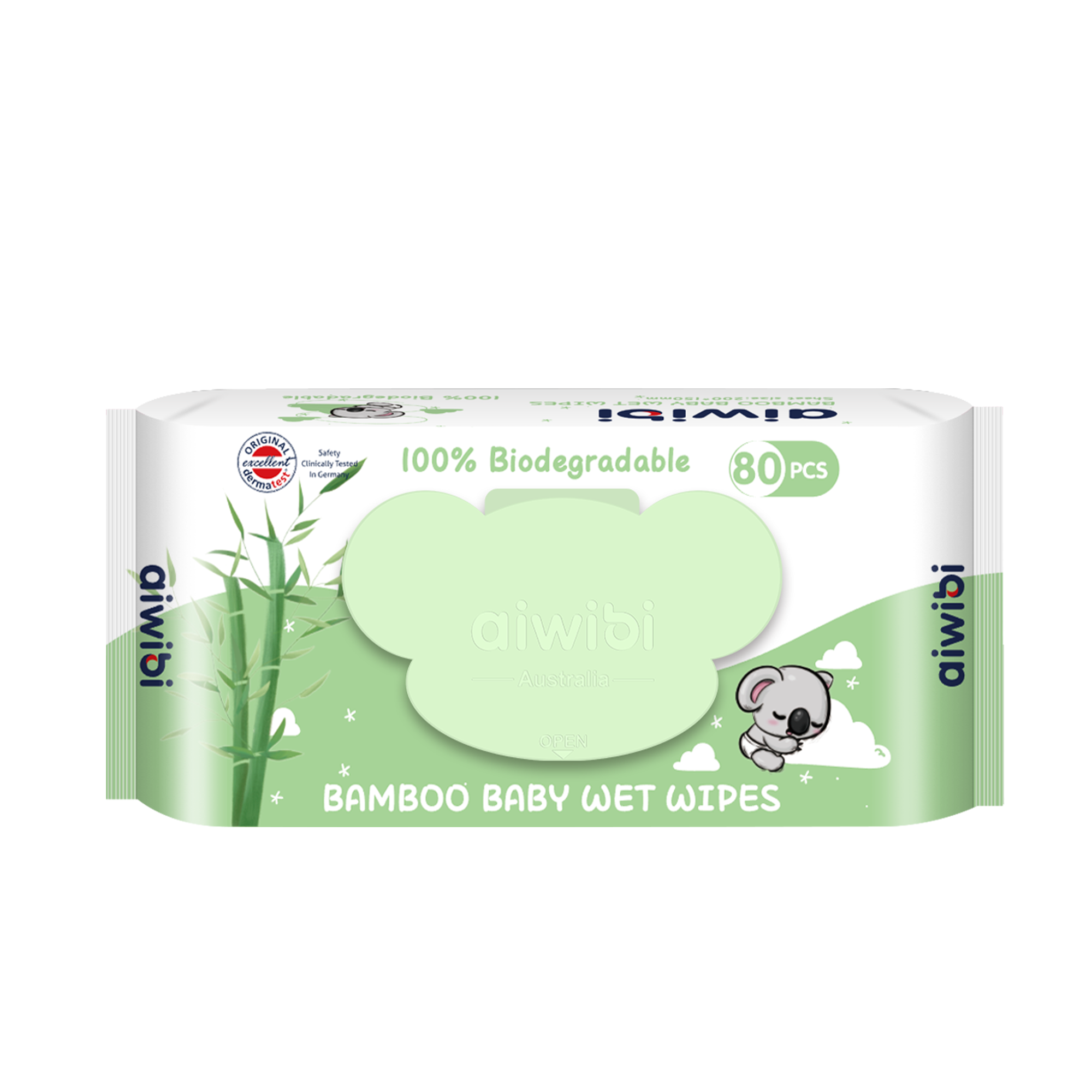 Eco-friendly 100% Bamboo Wet Wipes