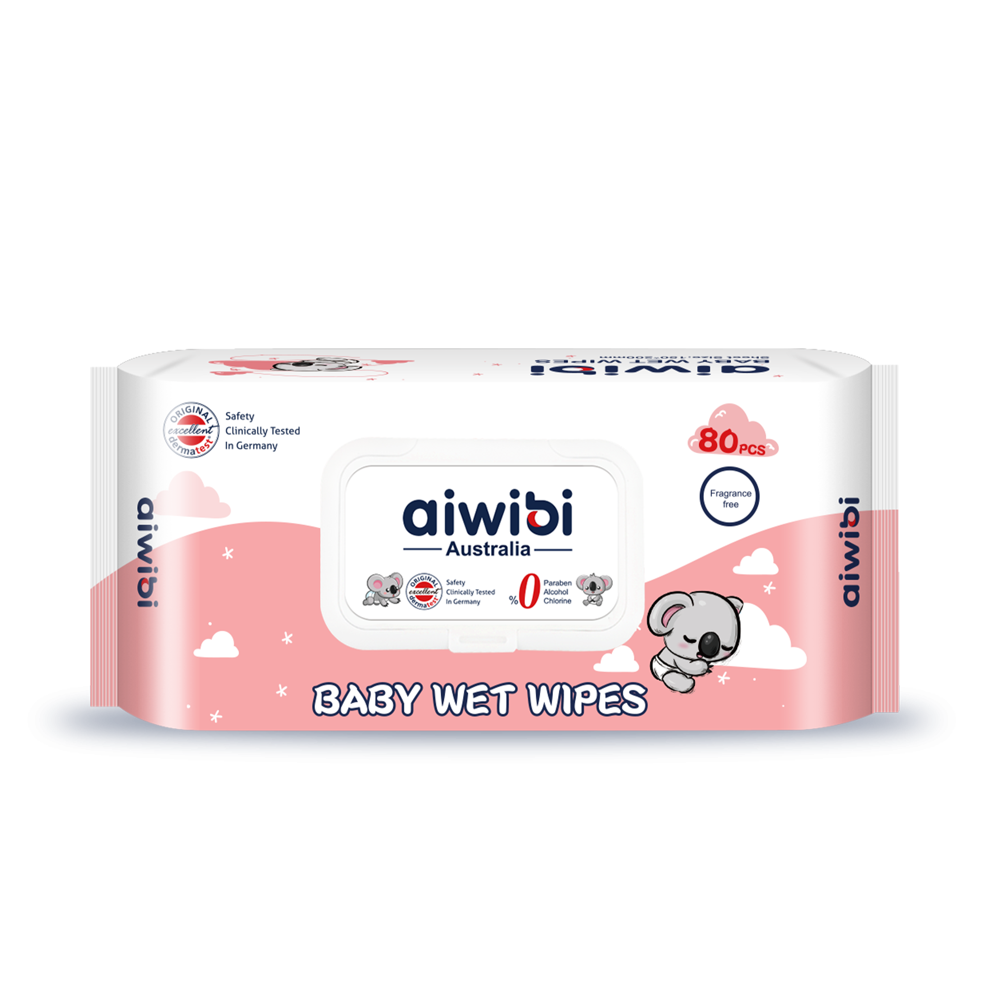 Gentle Soft Sensitive Care Wipes 80Pcs