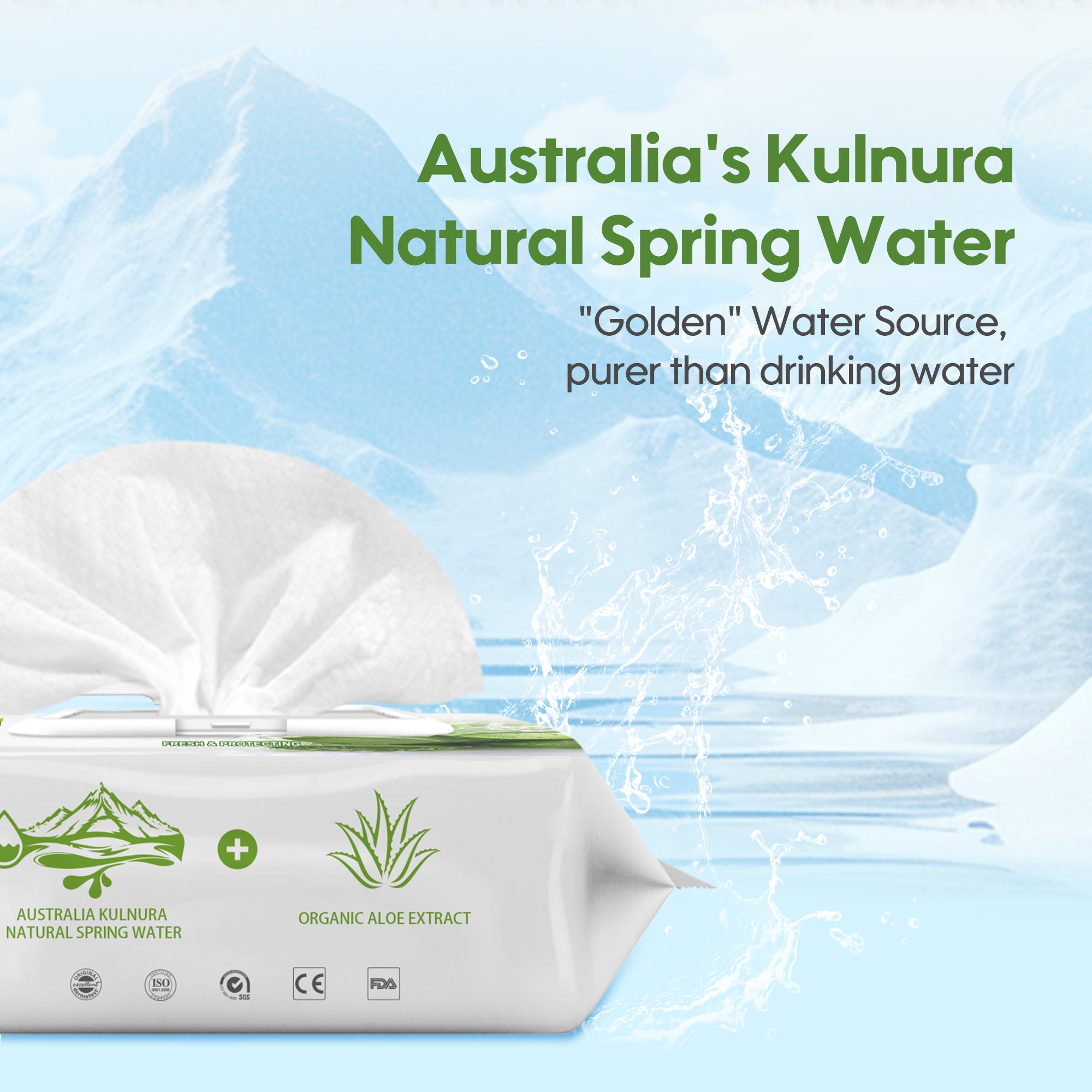 Fresh Organic Aloe Baby Wipes
