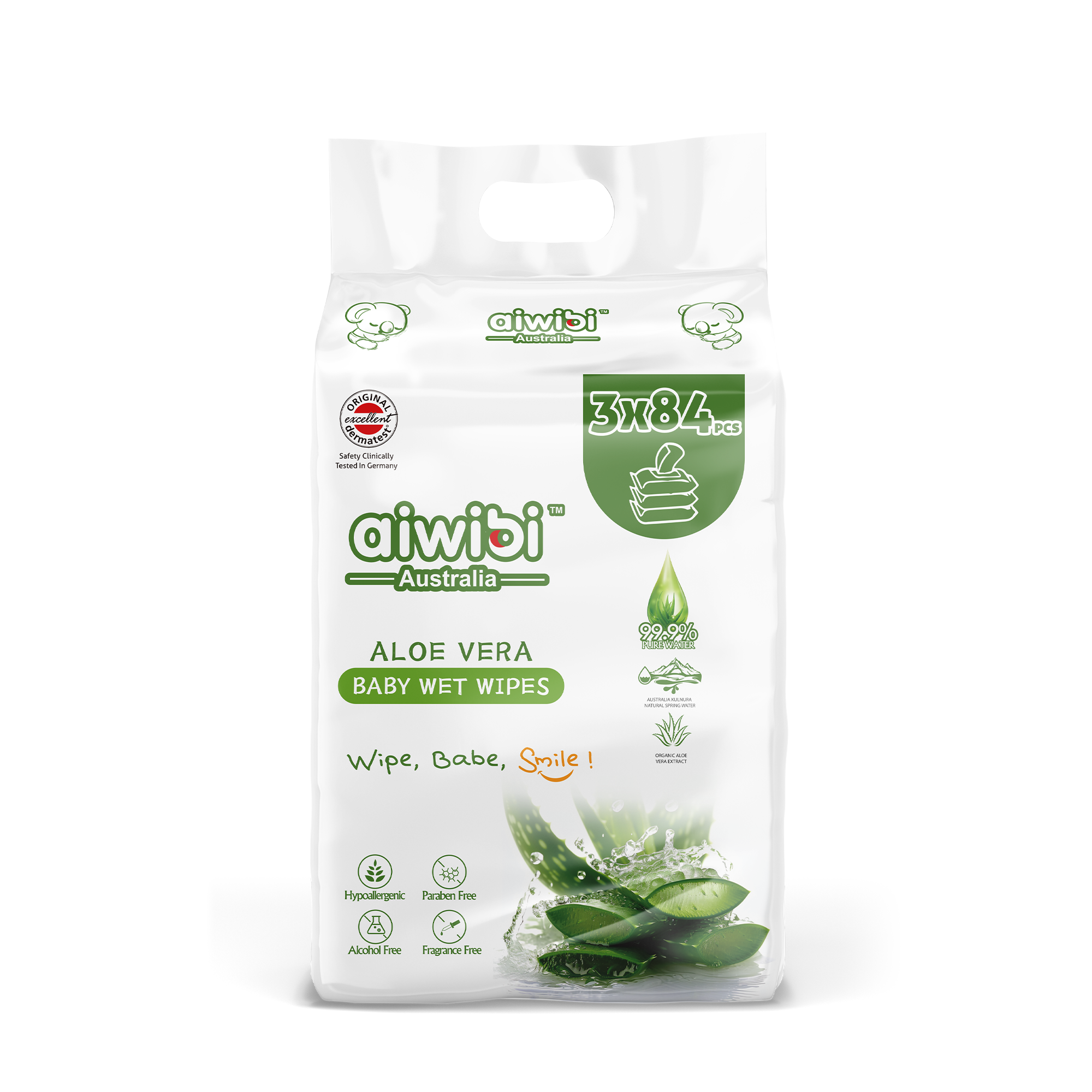 Fresh Organic Aloe Baby Wipes