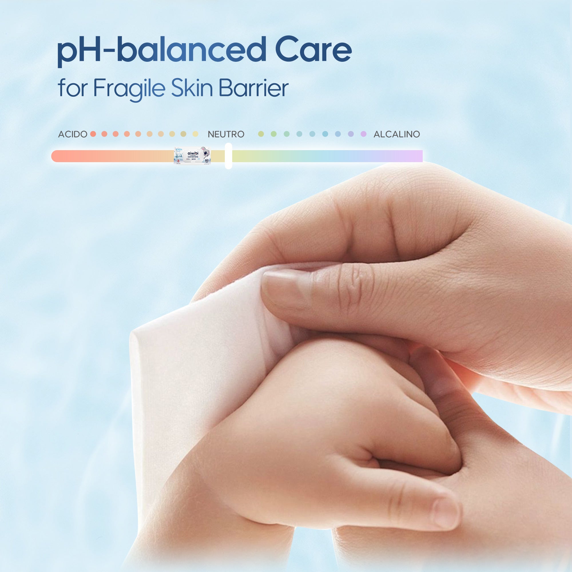 99.91% Pure Water D-Panthenol Wipes
