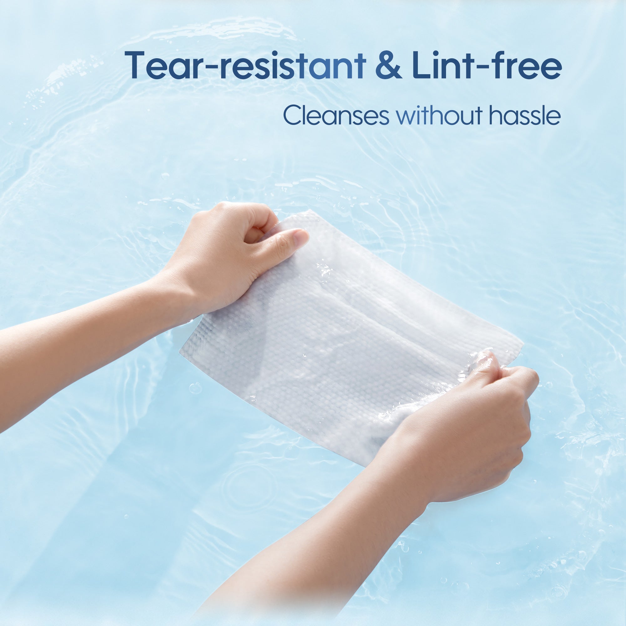 99.91% Pure Water D-Panthenol Wipes