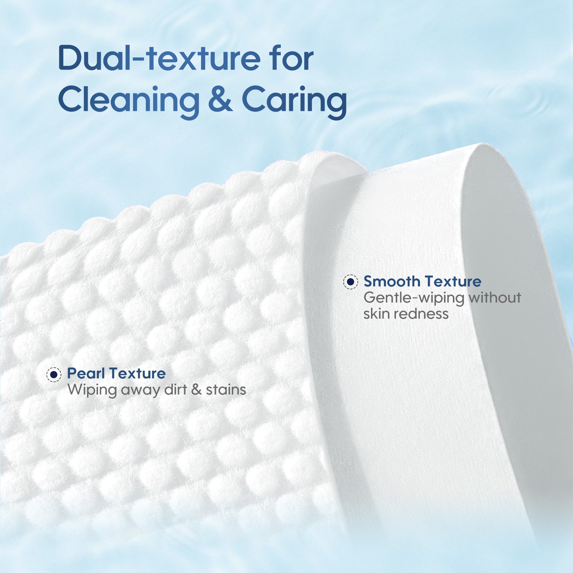 99.91% Pure Water D-Panthenol Wipes