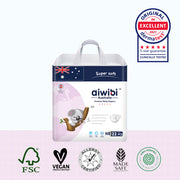 Premium Natural Newborn Diapers 22Pcs